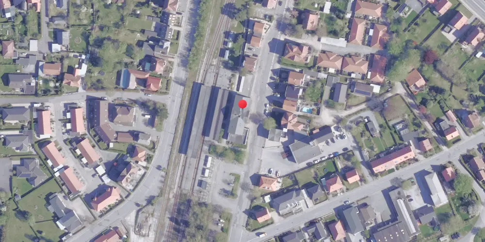 Historisk kort over Tønder H Station Historisk kort over Tønder H Station