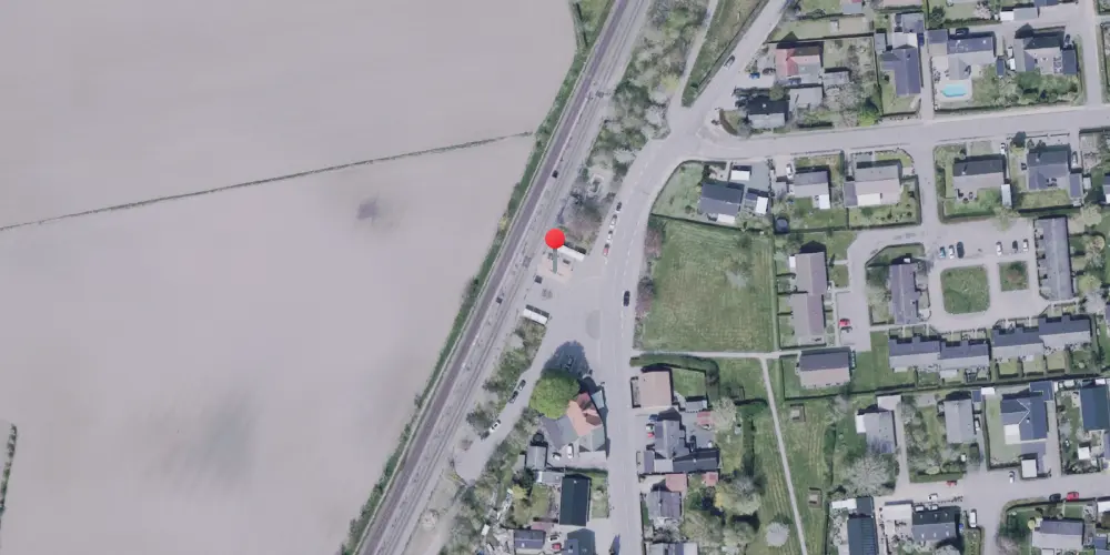 Historisk kort over Regstrup Trinbræt Historisk kort over Regstrup Trinbræt