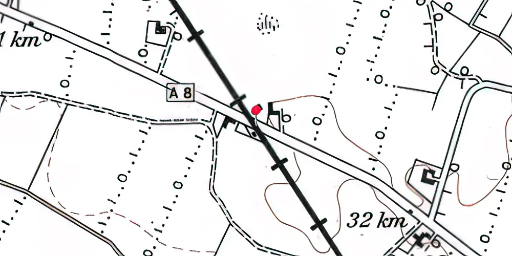 Historisk kort over Vejbæk Teknisk Station Historisk kort over Vejbæk Teknisk Station