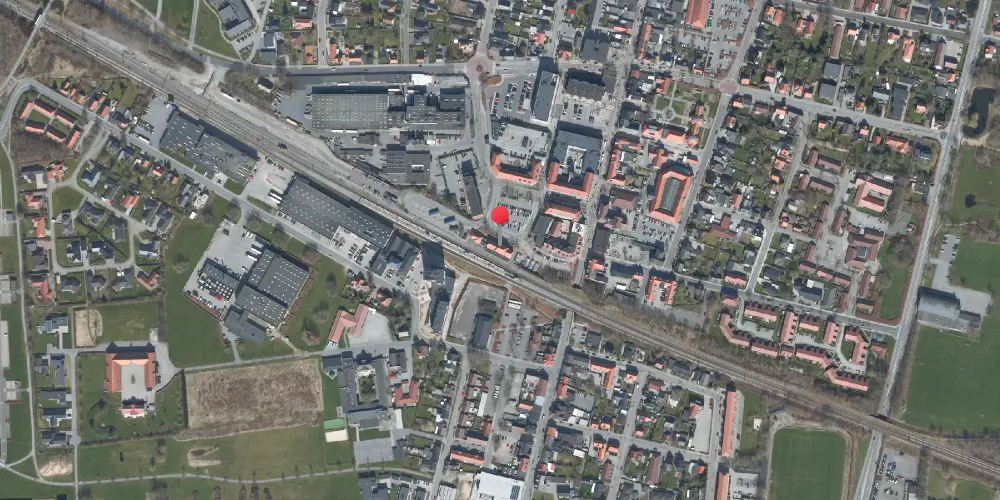 Historisk kort over Vejen Station Historisk kort over Vejen Station