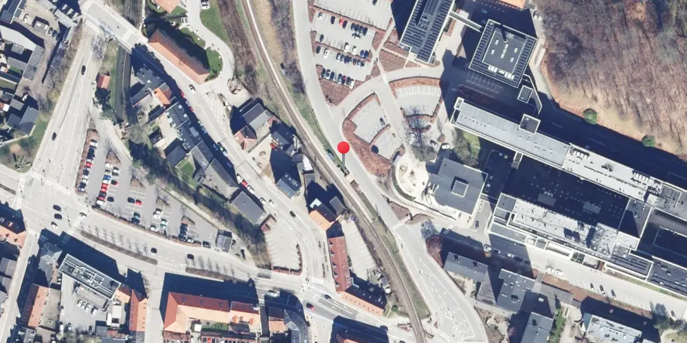 Historisk kort over Vejle Sygehus Trinbræt Historisk kort over Vejle Sygehus Trinbræt