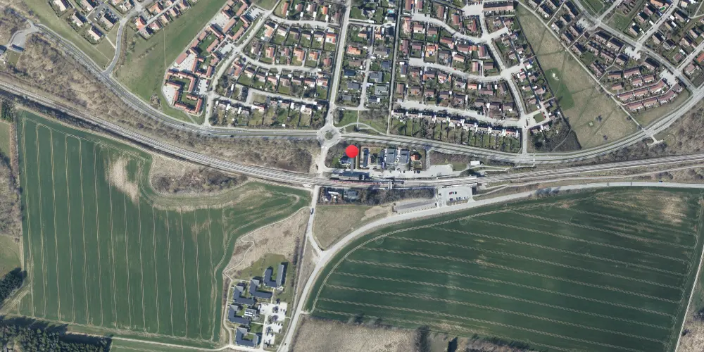 Historisk kort over Veksø Station Historisk kort over Veksø Station