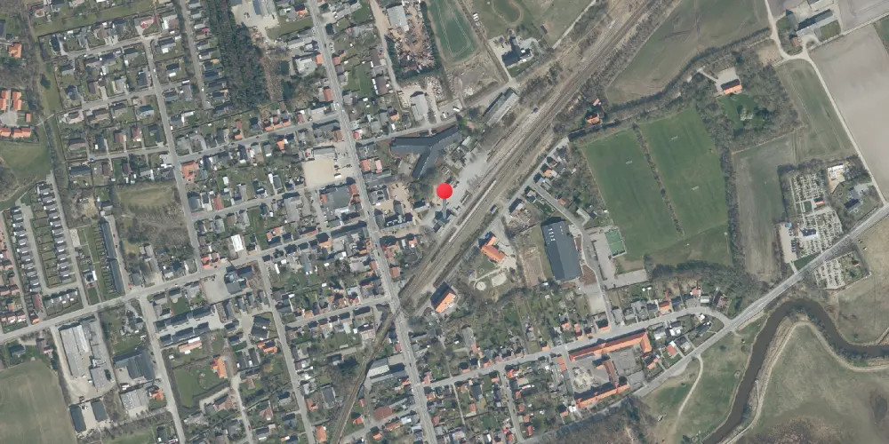 Historisk kort over Vemb Station Historisk kort over Vemb Station