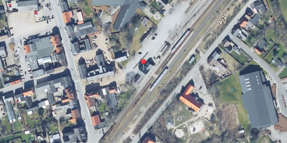 Historisk kort over Vemb Station Historisk kort over Vemb Station