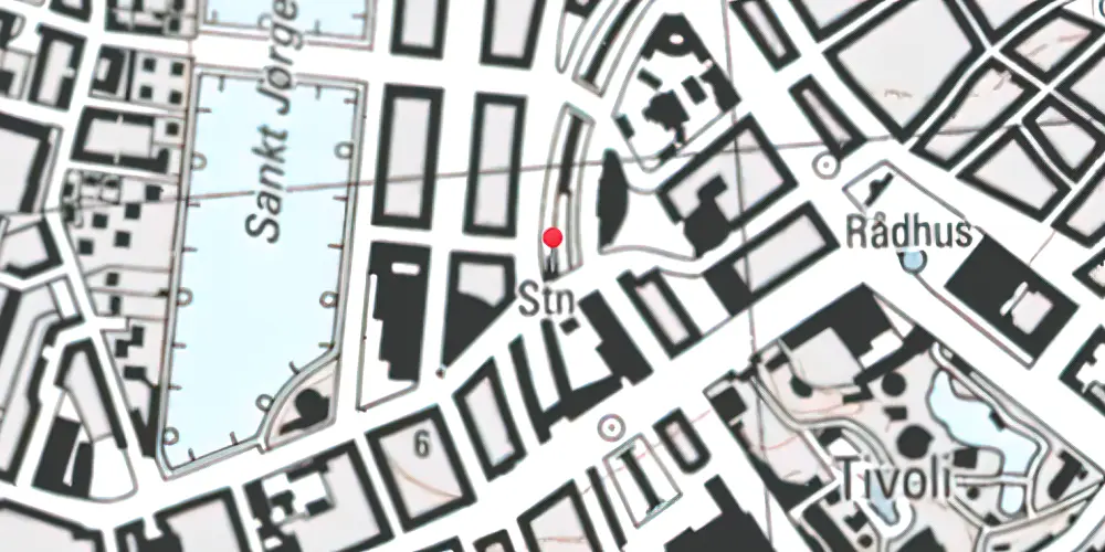 Historisk kort over Vesterport Station Historisk kort over Vesterport Station