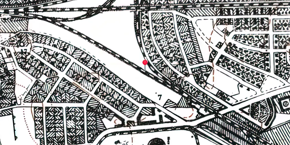 Historisk kort over Vigerslev (Nord Vest) Teknisk Station Historisk kort over Vigerslev (Nord Vest) Teknisk Station