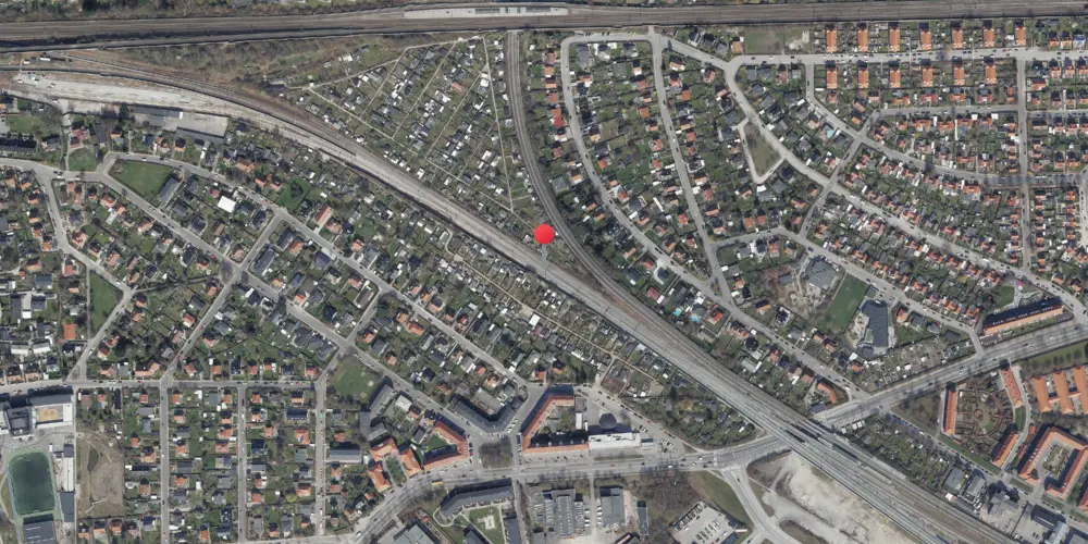 Historisk kort over Vigerslev (Nord Vest) Teknisk Station Historisk kort over Vigerslev (Nord Vest) Teknisk Station