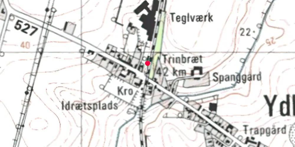 Historisk kort over Ydby Trinbræt Historisk kort over Ydby Trinbræt