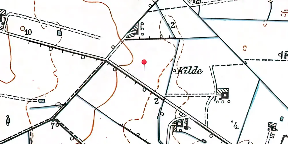 Historisk kort over Ølsemagle Teknisk Station Historisk kort over Ølsemagle Teknisk Station