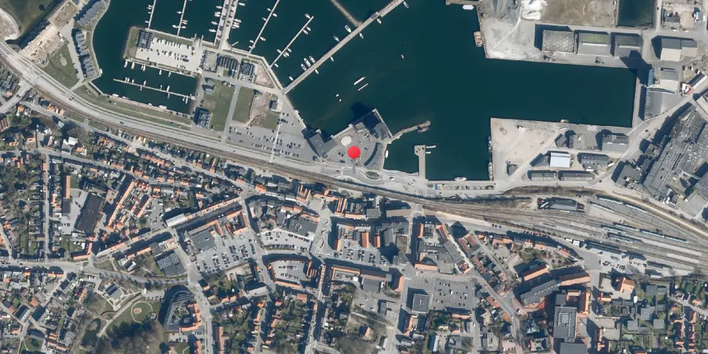 Historisk kort over Struer Havneplads Trinbræt Historisk kort over Struer Havneplads Trinbræt