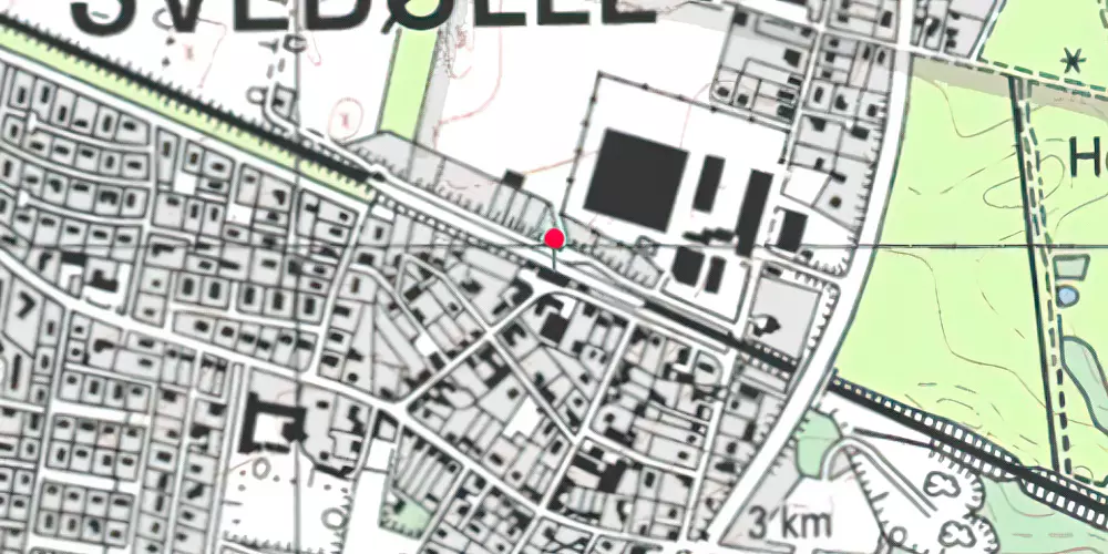 Historisk kort over Svebølle Trinbræt Historisk kort over Svebølle Trinbræt
