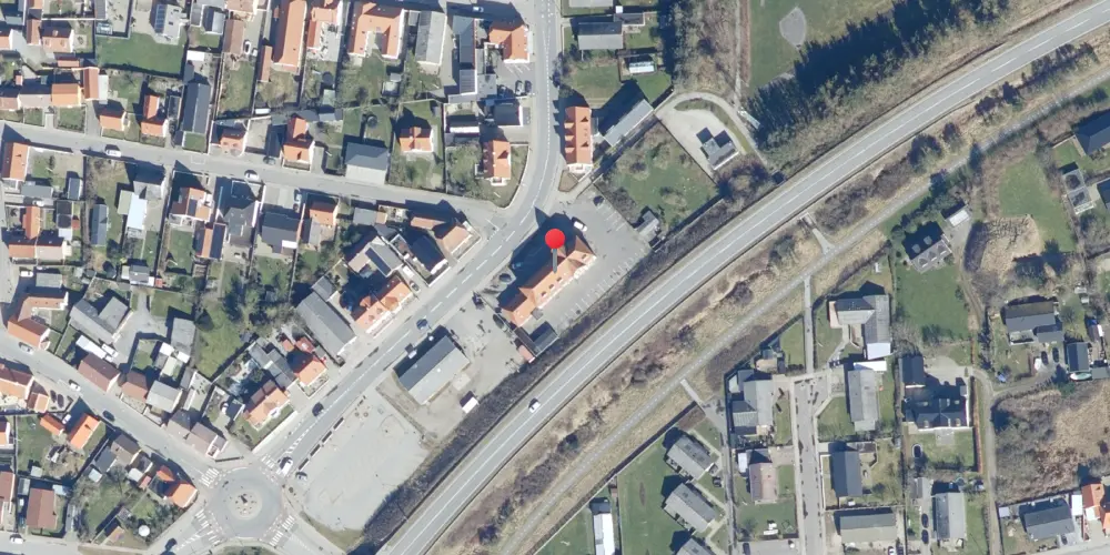 Historisk kort over Løkken Station Historisk kort over Løkken Station