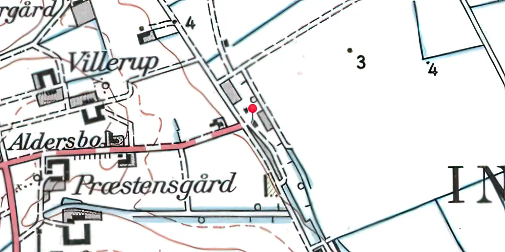 Historisk kort over Ingstrup Station Historisk kort over Ingstrup Station