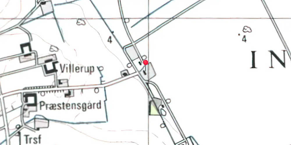 Historisk kort over Ingstrup Station Historisk kort over Ingstrup Station