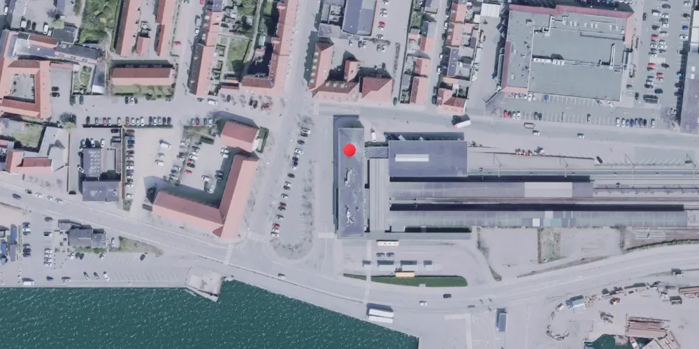 Historisk kort over Kalundborg Station Historisk kort over Kalundborg Station