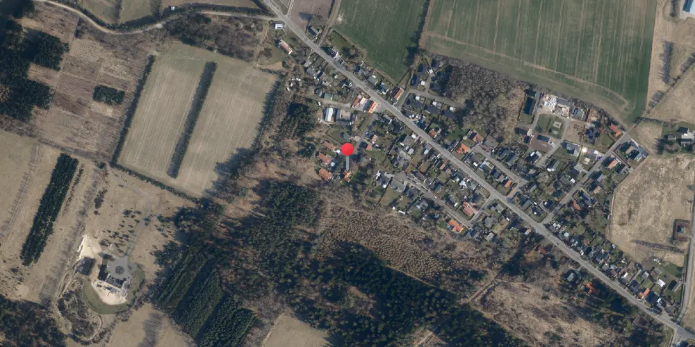 Historisk kort over Uggerhalne Station Historisk kort over Uggerhalne Station