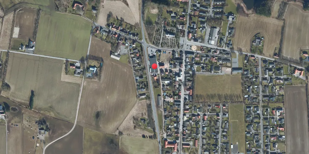 Historisk kort over Klokkerholm Station Historisk kort over Klokkerholm Station