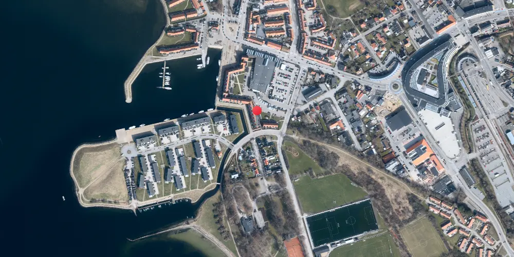 Historisk kort over Kalvøvej Trinbræt Historisk kort over Kalvøvej Trinbræt