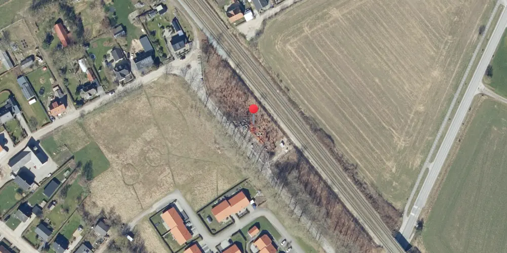 Historisk kort over Sønder-Onsild Station Historisk kort over Sønder-Onsild Station