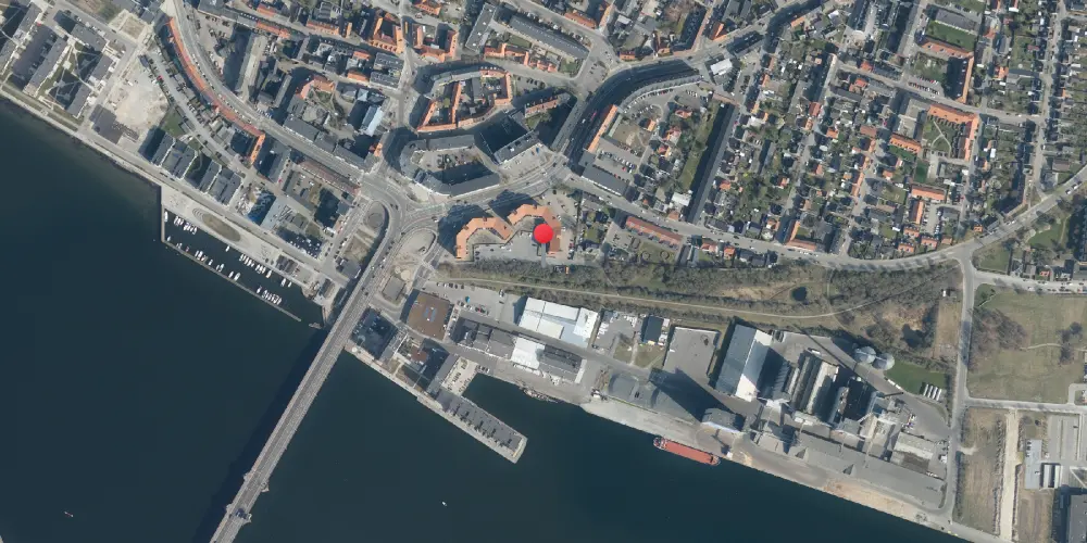 Historisk kort over Nørresundby Havnestation Station Historisk kort over Nørresundby Havnestation Station