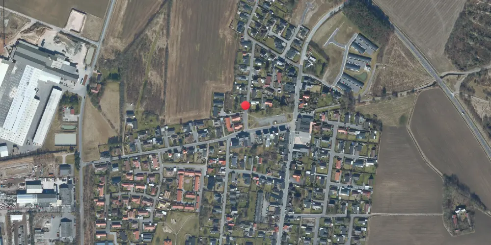 Historisk kort over Gandrup Station Historisk kort over Gandrup Station