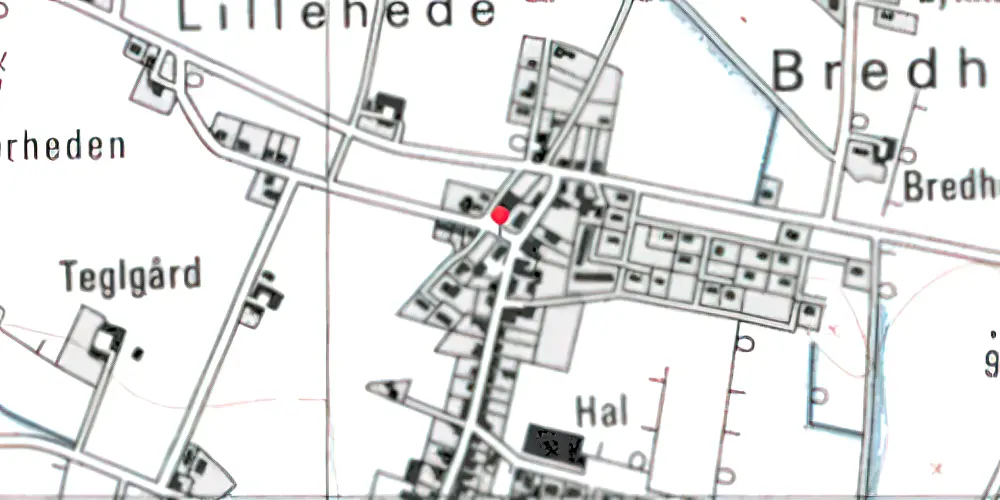 Historisk kort over Ulsted Station Historisk kort over Ulsted Station