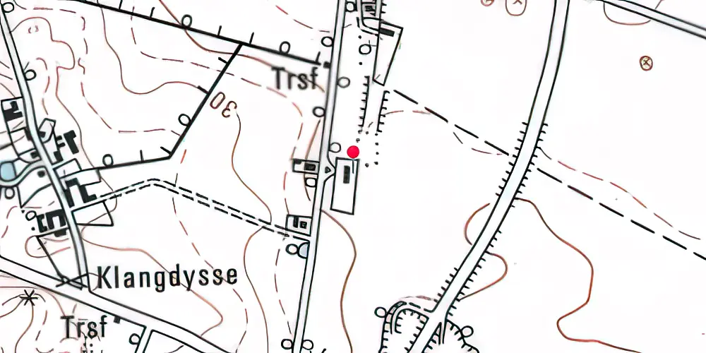 Historisk kort over Krogstrup Station Historisk kort over Krogstrup Station