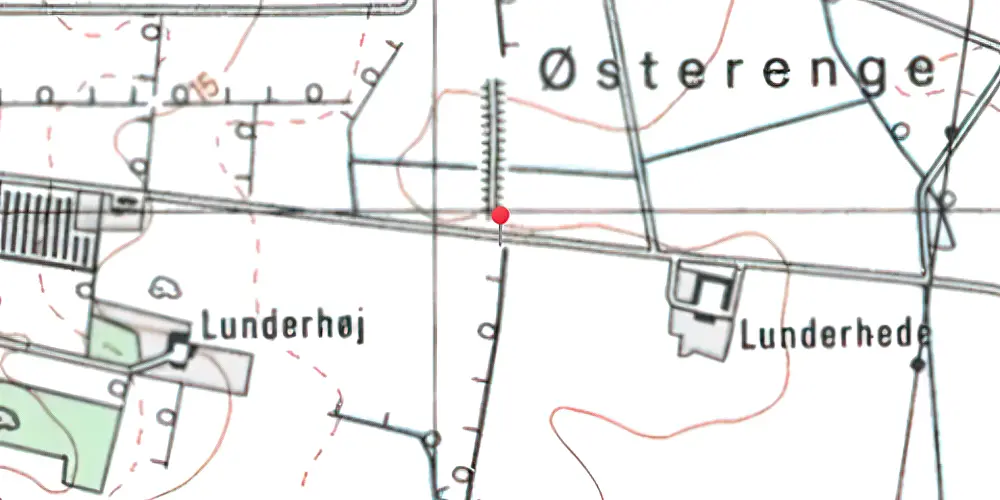Historisk kort over Lunderhede Trinbræt Historisk kort over Lunderhede Trinbræt