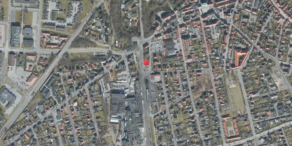 Historisk kort over Sæby Station Historisk kort over Sæby Station
