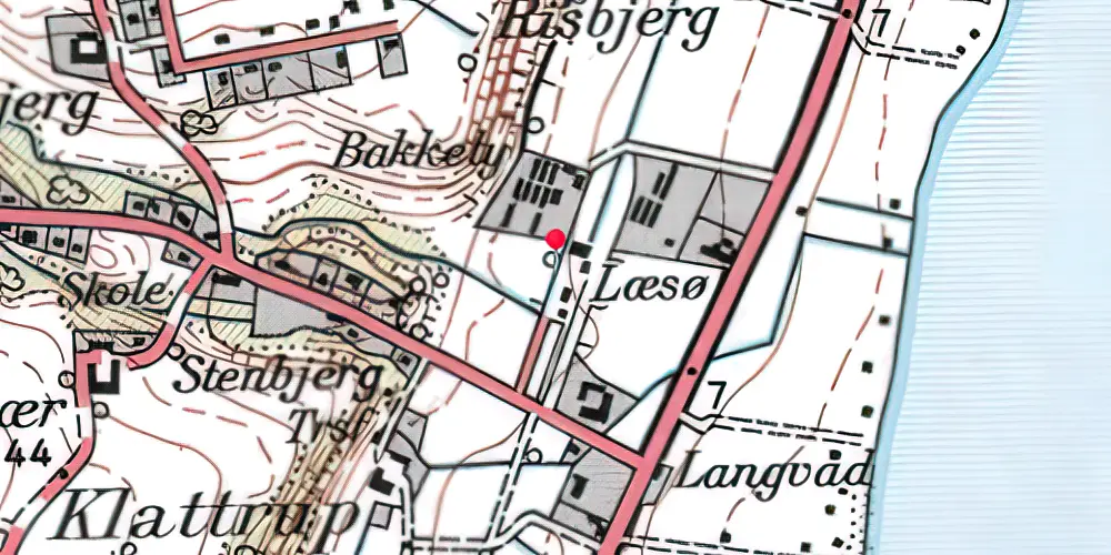 Historisk kort over Understed Station Historisk kort over Understed Station