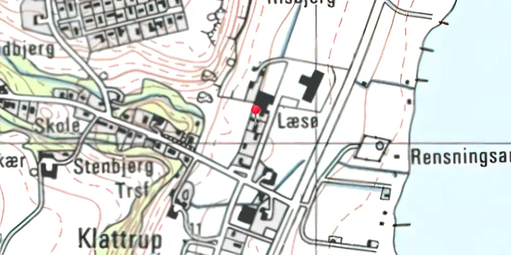 Historisk kort over Understed Station Historisk kort over Understed Station