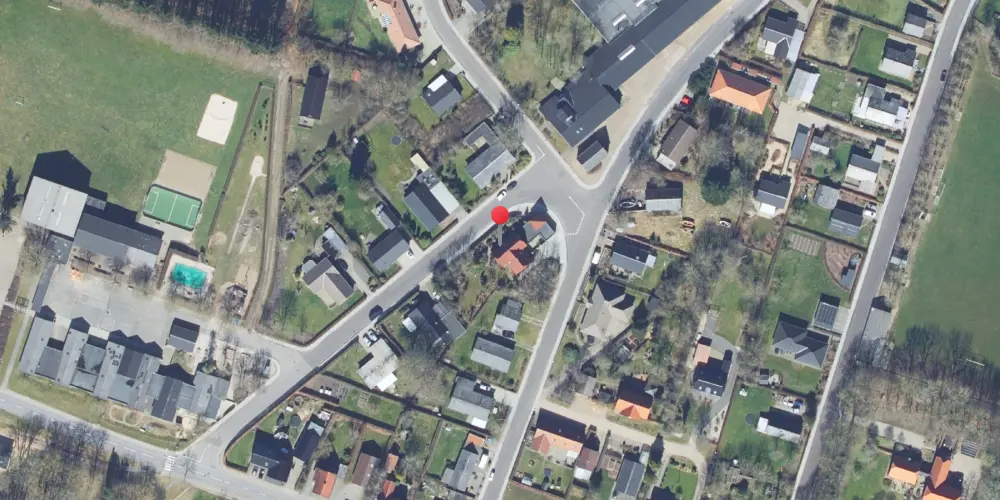Historisk kort over Grønbjerg Station Historisk kort over Grønbjerg Station