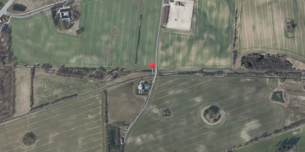 Historisk kort over Oustrup Trinbræt Historisk kort over Oustrup Trinbræt