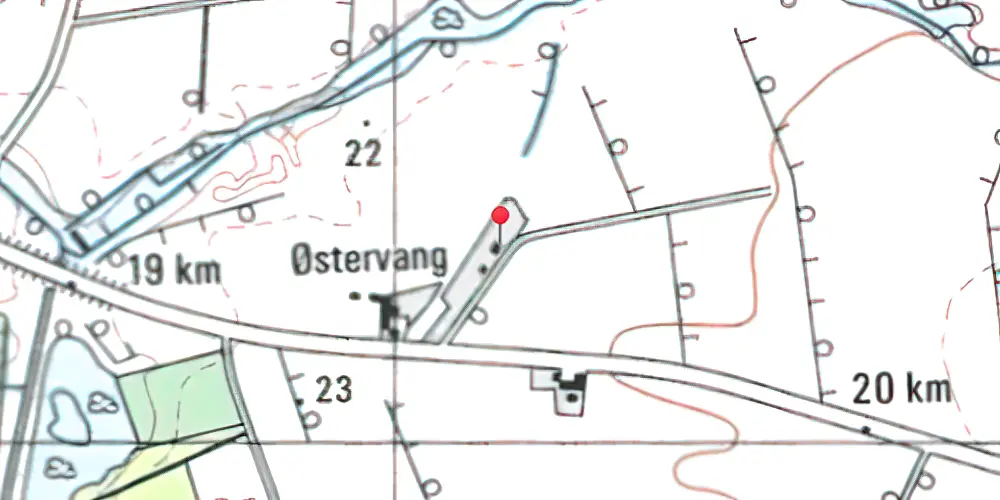 Historisk kort over Gravlund (VaGJ) Station Historisk kort over Gravlund (VaGJ) Station