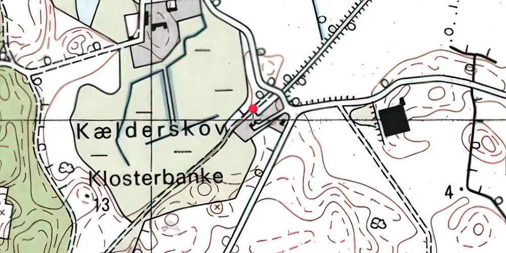 Historisk kort over Skærsø Station Historisk kort over Skærsø Station