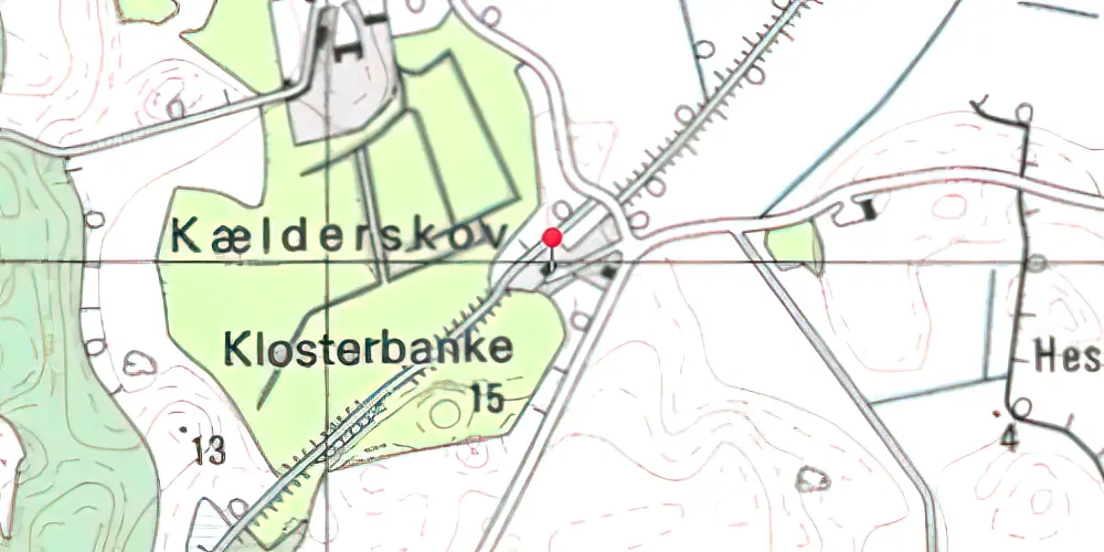 Historisk kort over Skærsø Station Historisk kort over Skærsø Station
