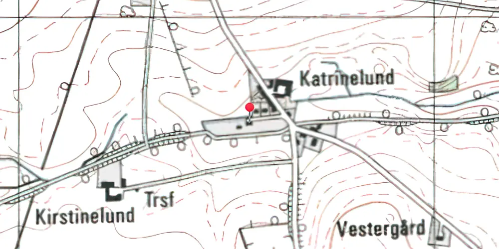 Historisk kort over Tønning Station Historisk kort over Tønning Station