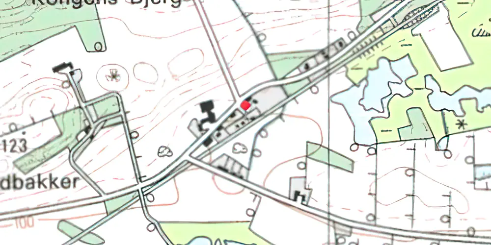 Historisk kort over Fogstrup Station Historisk kort over Fogstrup Station