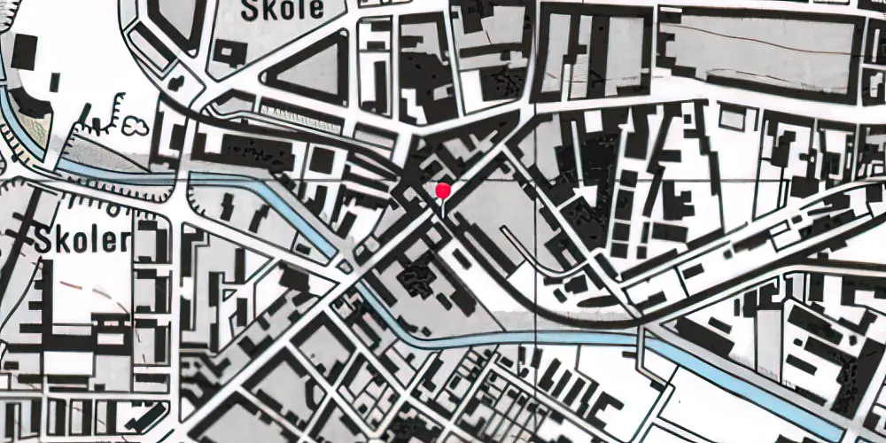 Historisk kort over Sønderbrogade Trinbræt Historisk kort over Sønderbrogade Trinbræt