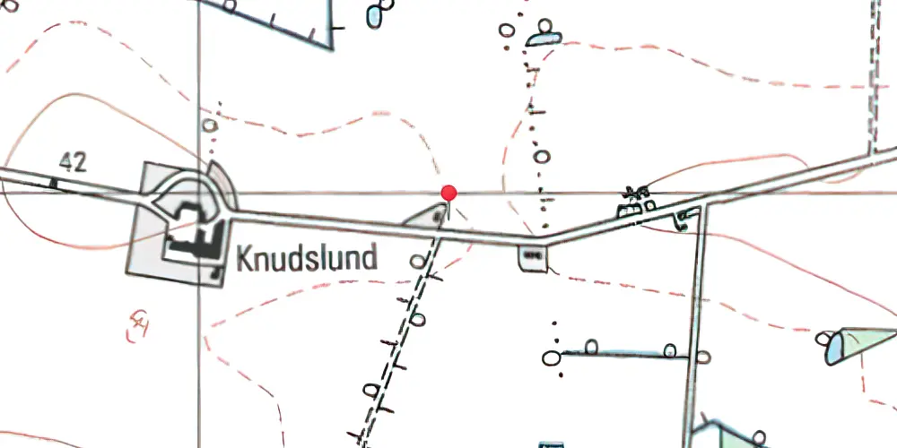 Historisk kort over Knudslund Privat Sidespor Historisk kort over Knudslund Privat Sidespor