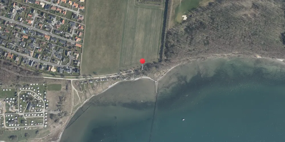 Historisk kort over Strandskov Trinbræt Historisk kort over Strandskov Trinbræt