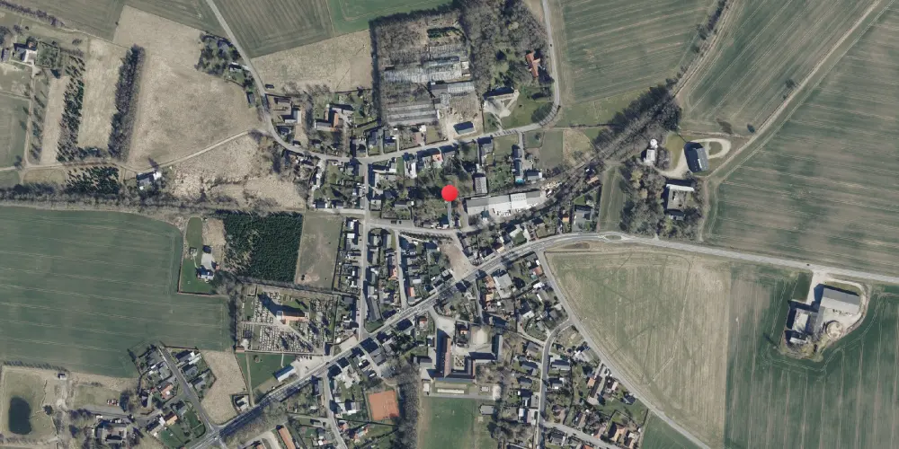 Historisk kort over Hundslund Station Historisk kort over Hundslund Station