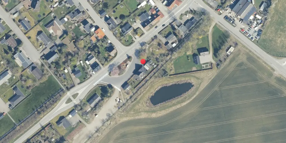 Historisk kort over Ørting Station Historisk kort over Ørting Station