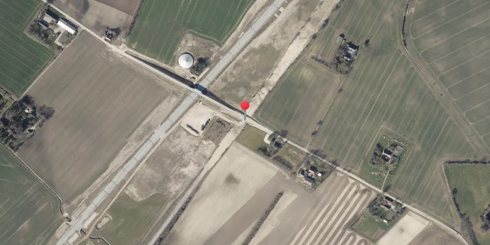 Historisk kort over Tyvelse Trinbræt Historisk kort over Tyvelse Trinbræt