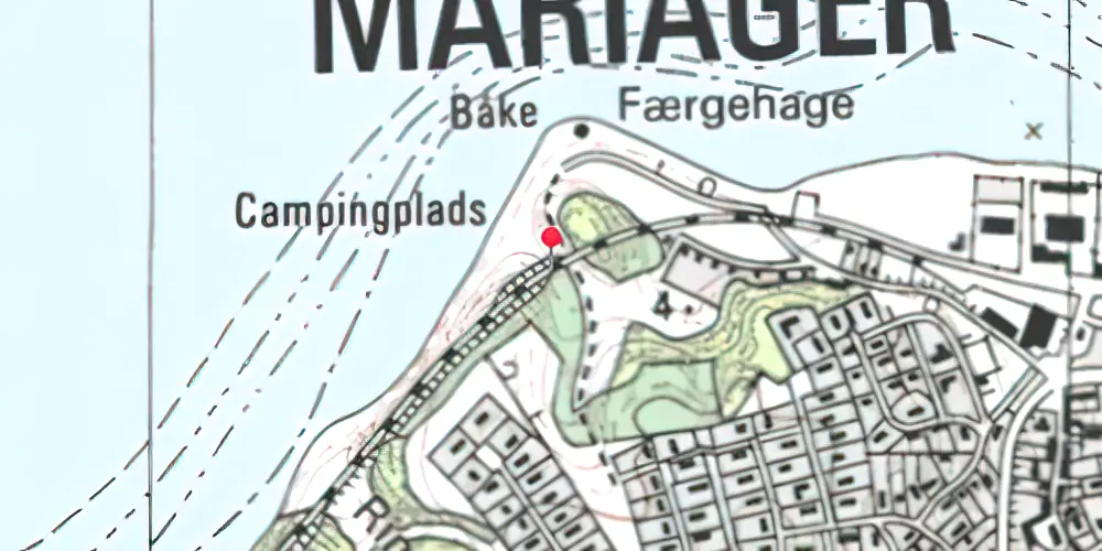 Historisk kort over Ved badestranden Trinbræt (uofficielt) Historisk kort over Ved badestranden Trinbræt (uofficielt)