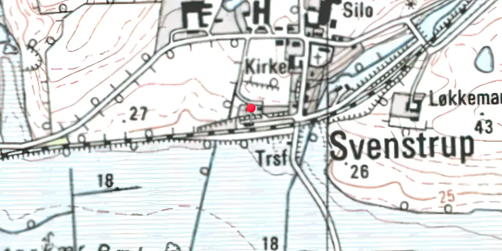 Historisk kort over True Station Historisk kort over True Station