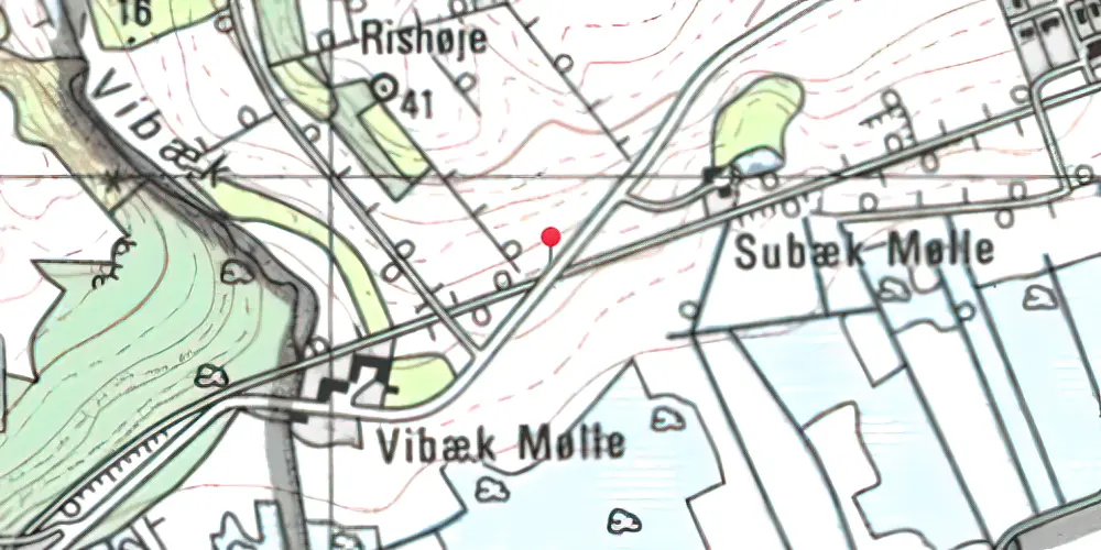 Historisk kort over Pramhuset Trinbræt (uofficielt) Historisk kort over Pramhuset Trinbræt (uofficielt)