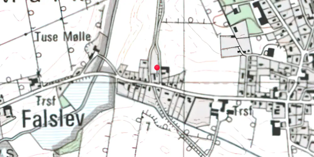 Historisk kort over Norup Station Historisk kort over Norup Station