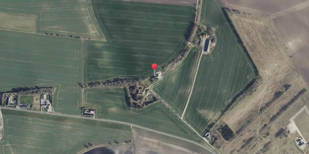 Historisk kort over Øster Tørslev Station Historisk kort over Øster Tørslev Station
