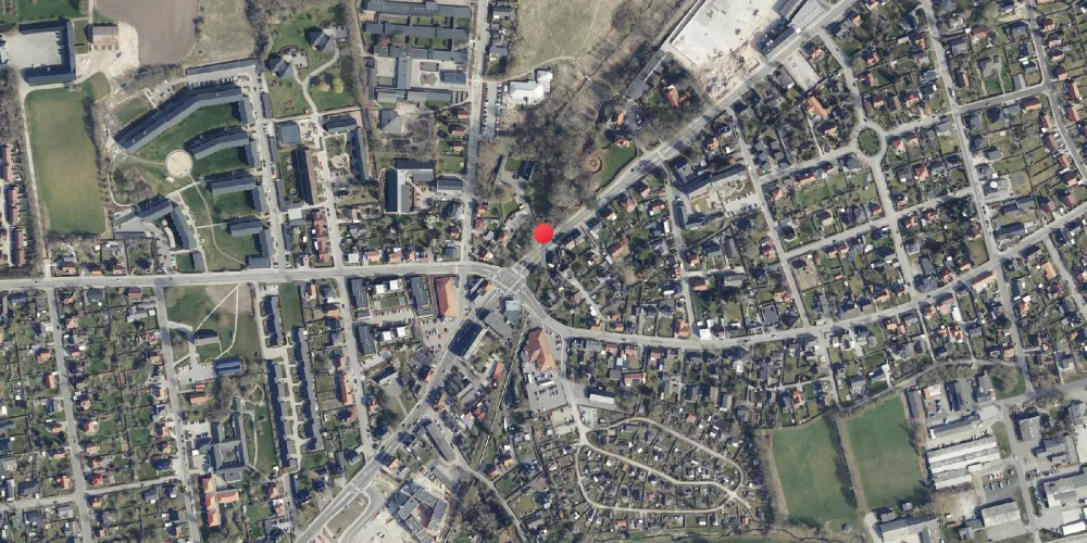 Historisk kort over Dronningborg Trinbræt Historisk kort over Dronningborg Trinbræt